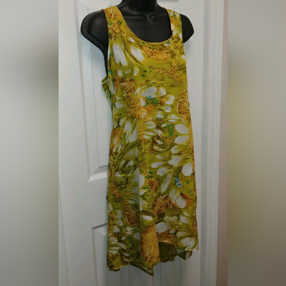 Guru floral tank dress